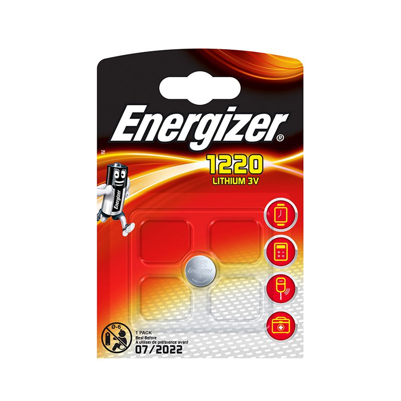Energizer Batterie Typ CR1220, 3 V